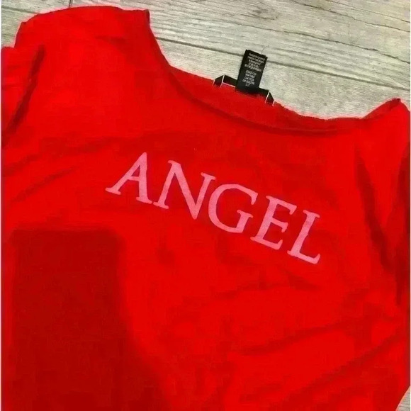 Victoria’s Secret Angel red sleep long sleeve lounge top size small - Picture 2 of 5